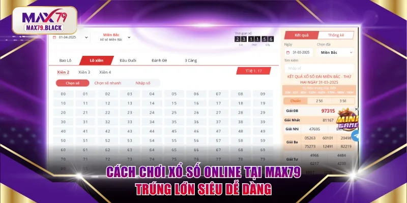 Cách chơi xổ số online